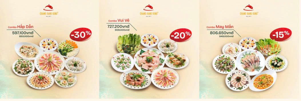 Combo Ưu Đãi dành riêng cho Thành viên